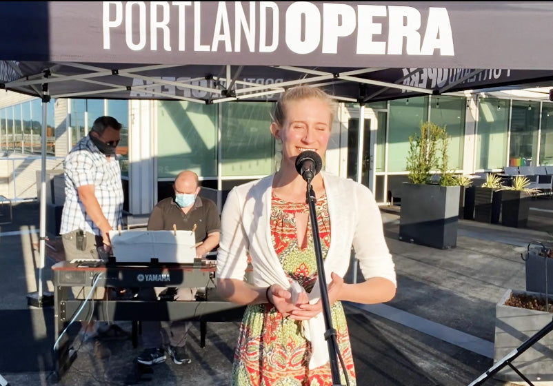 Soprano Katrina Galka and Pianist Nicholas Fox perform Five Millay Songs by H. Leslie Adams, Portland Opera, Oct. 28