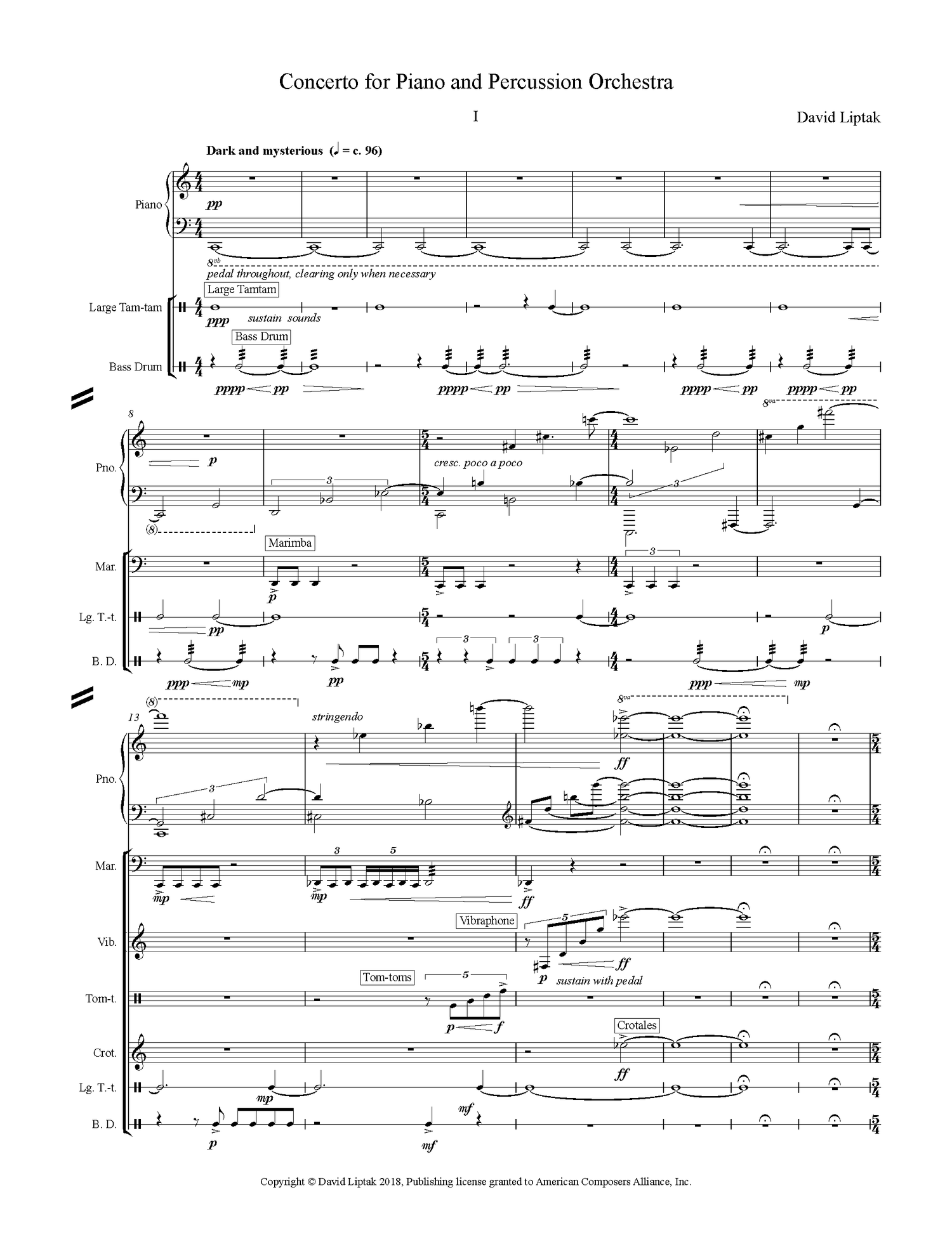 David Liptak's Concerto for Piano and Percussion Ensemble, WSMR Radio, June 14