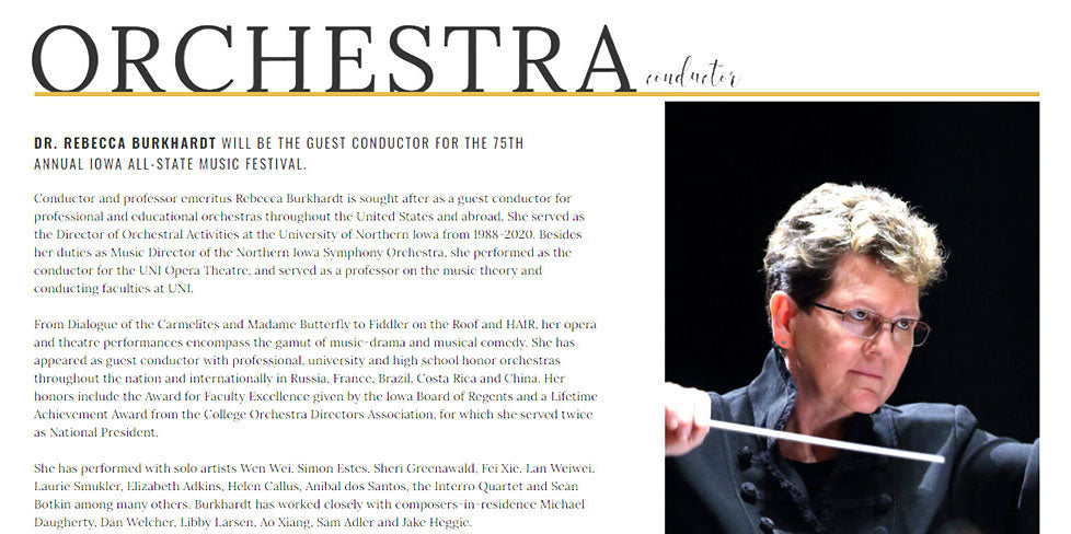 Marilyn Shrude - Into Light - featured at Iowa All-State Music Festival, Nov. 20