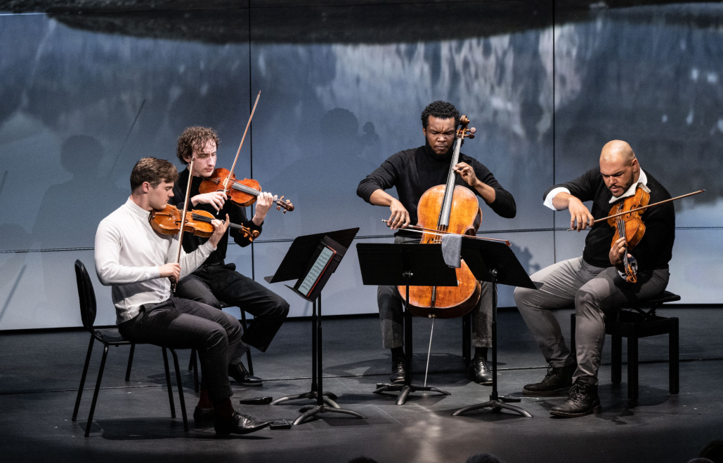 August 2025: Lawrence Dillon's String Quartet No. 7 Consensus, at the Banff Intl String Quartet Competition
