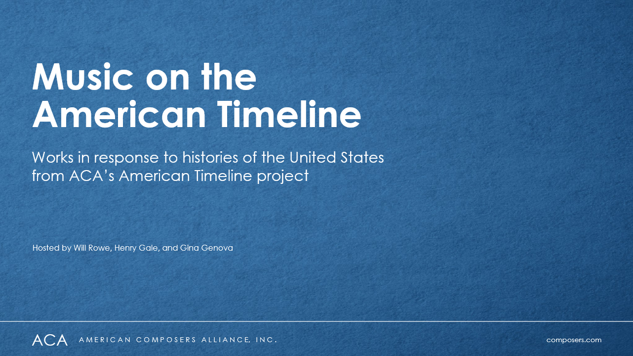 Episode 1: Music on the American Timeline