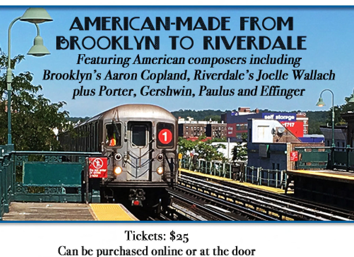 Two choral works by Joelle Wallach, in concert with Riverdale Choral Society, May 6