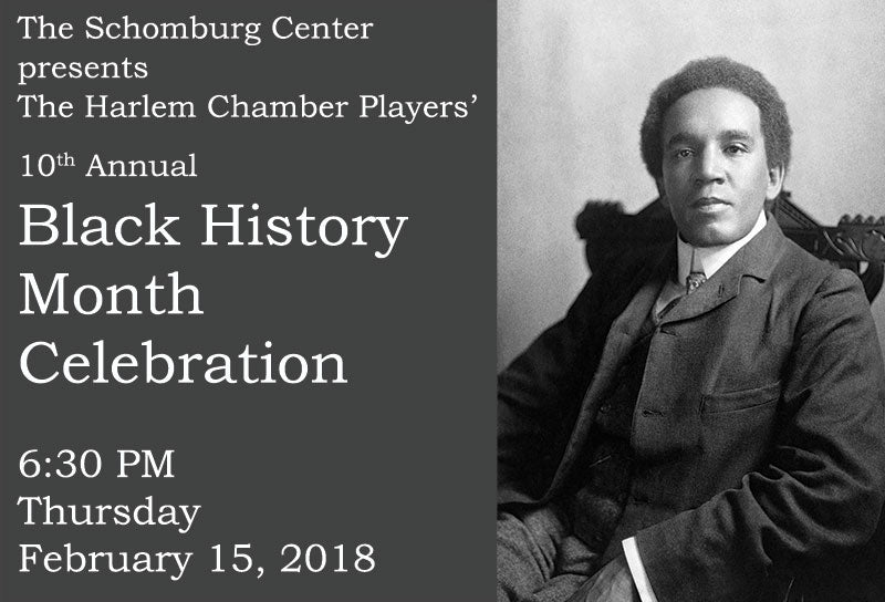 Harlem Chamber Players celebrate Black History, music by H. Leslie Adams, Samuel Coleridge-Taylor, and more, Feb. 15