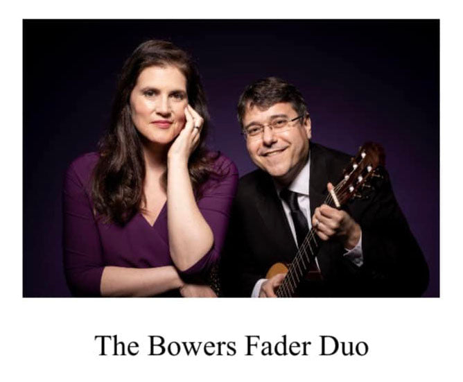 Bowers-Fader Duo performs music of Joel Eric Suben and more, Feb. 4
