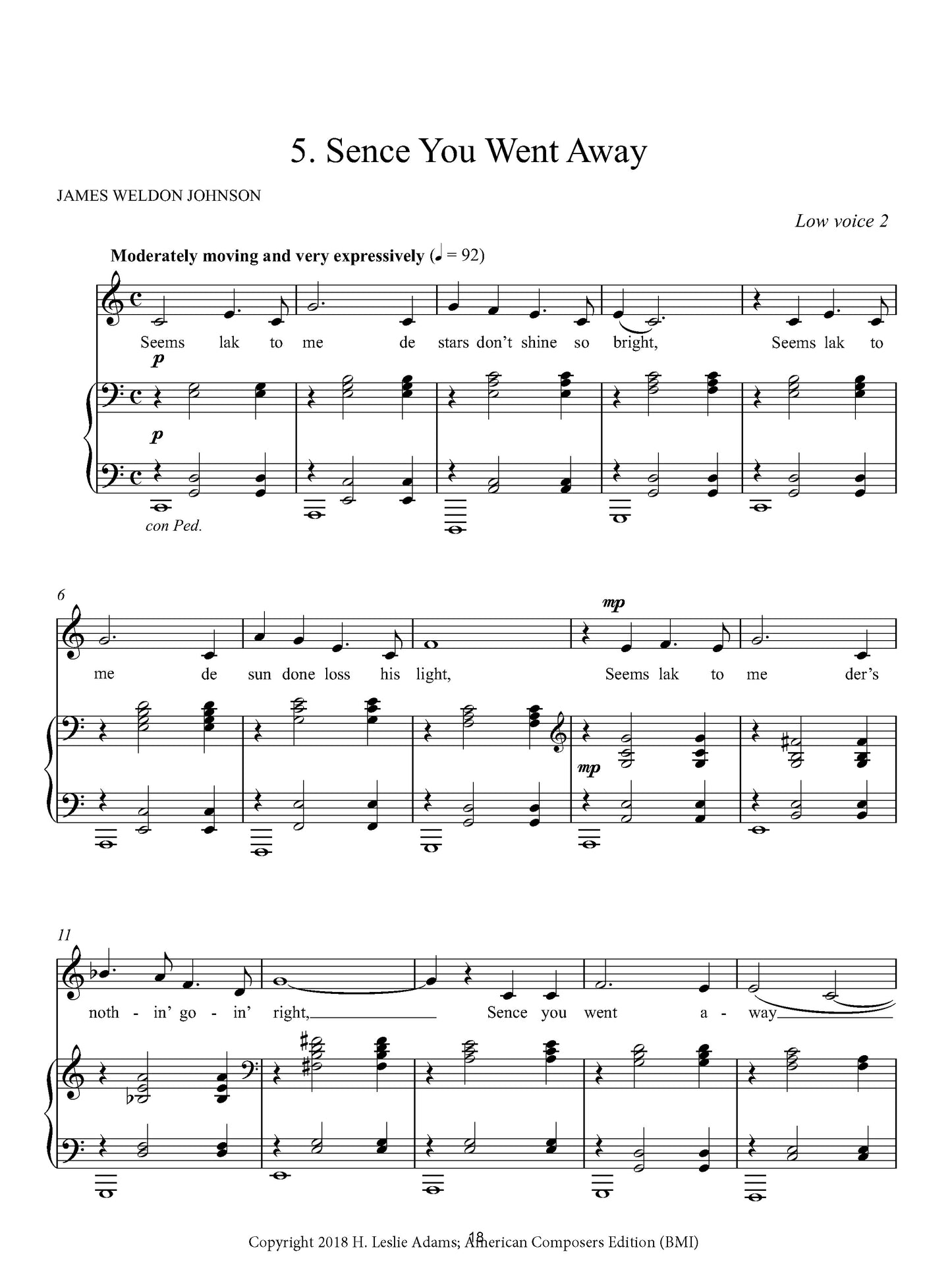 NIGHTSONGS: Sence You Went Away