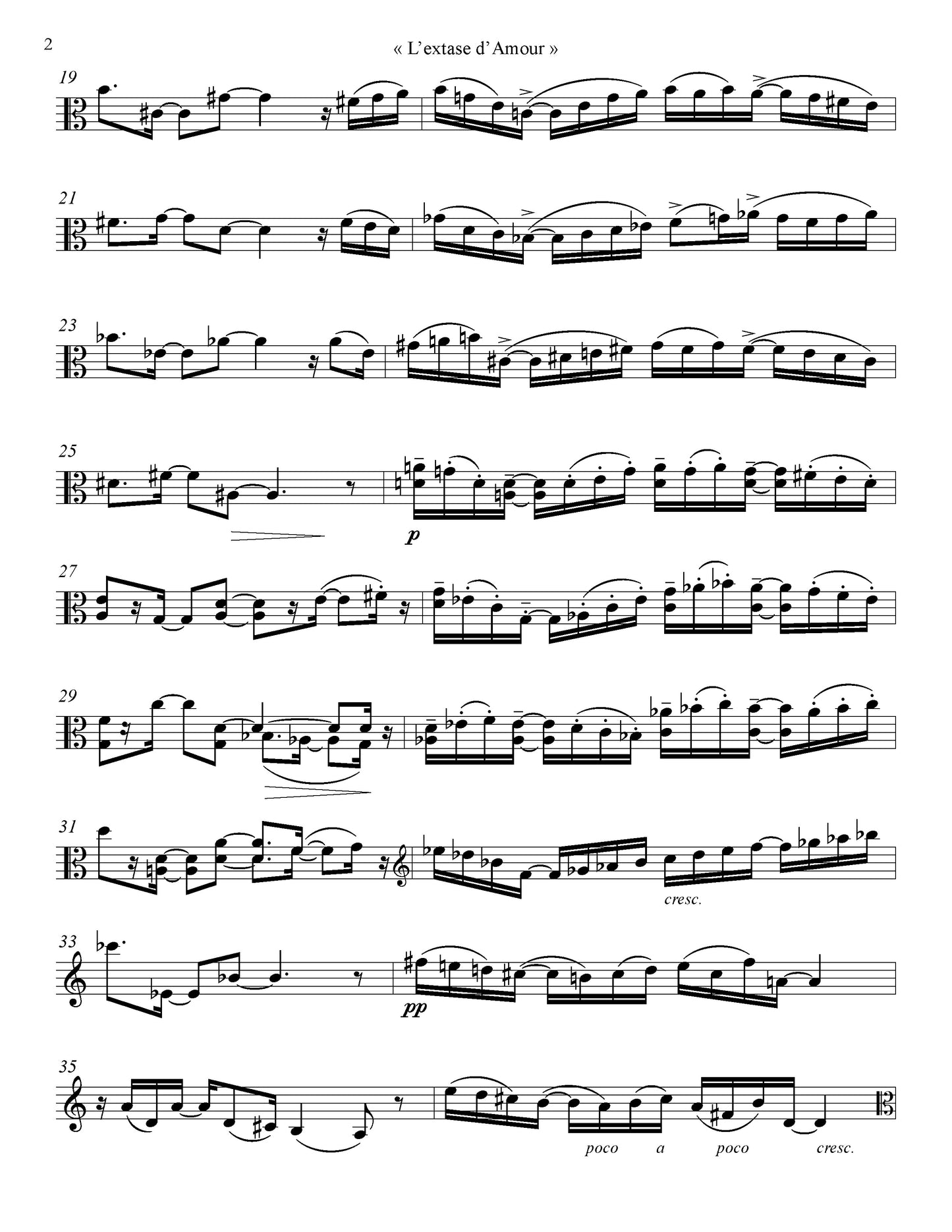 L'Extase d'Amour (The Ecstasy of Love)