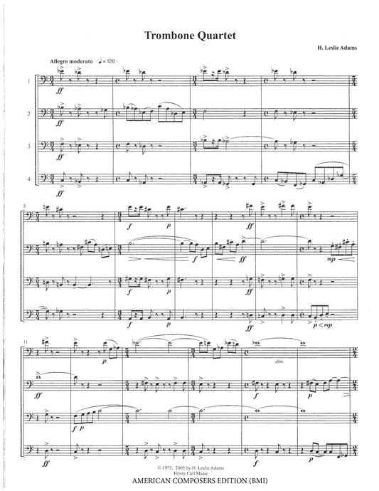 Trombone Quartet