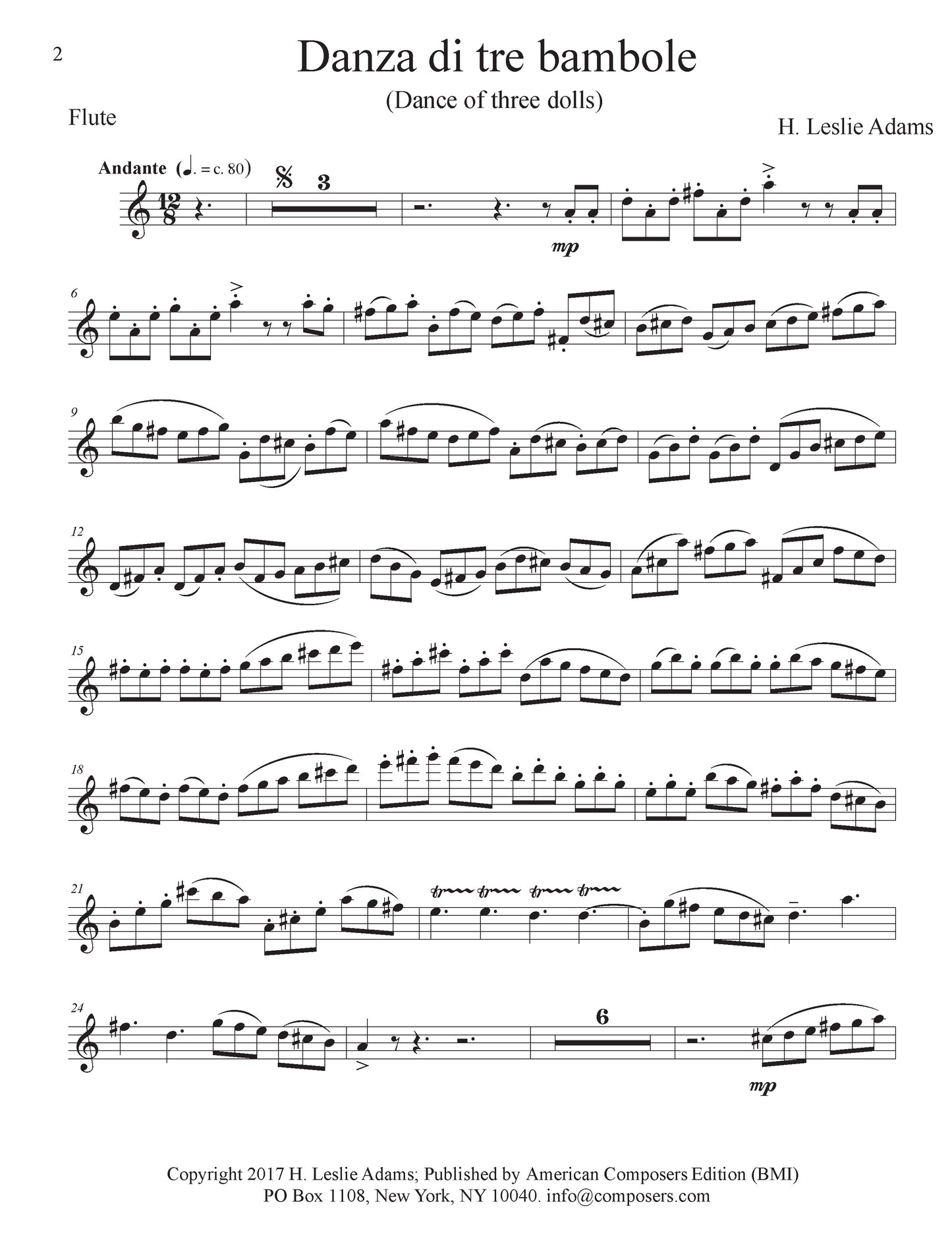 Danze di tre bambole