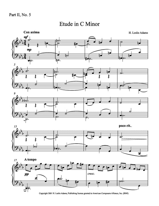 Etude in C Minor (Part II, No. 5)