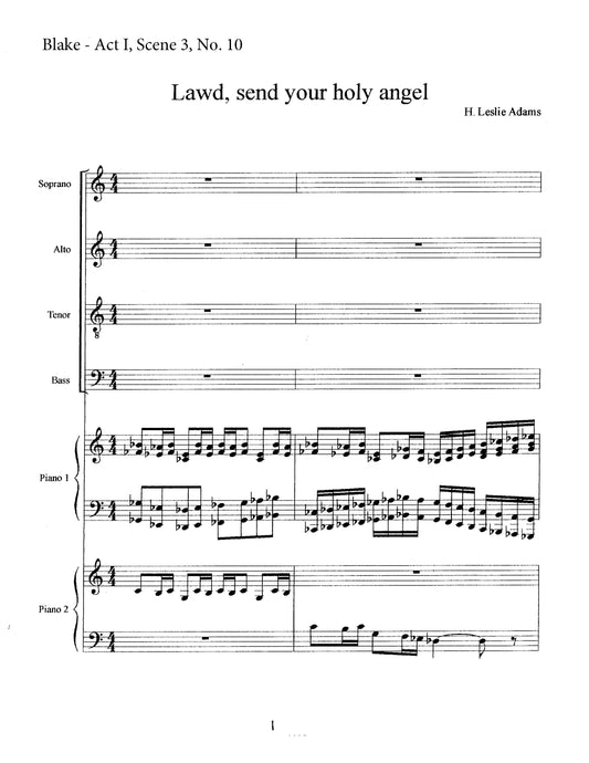 BLAKE 10 - Lawd, send your holy angel (Chorus)