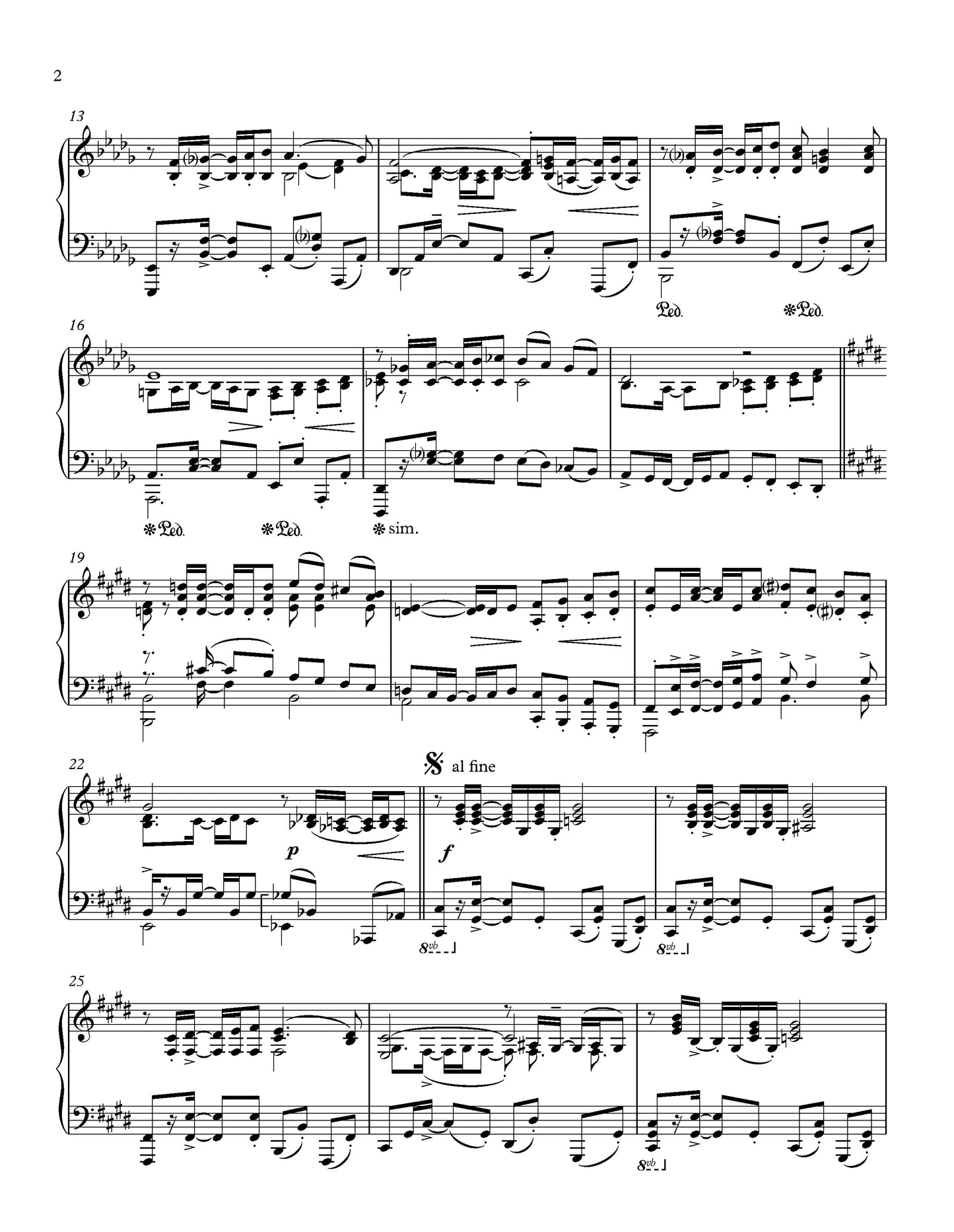 Etude in B-Flat Minor (Part I, No. 9)