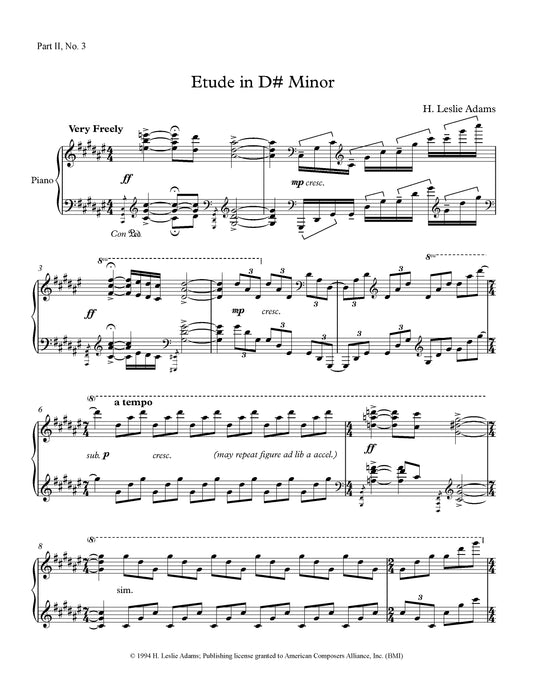 Etude in D-Sharp Minor (Part II, No. 3)
