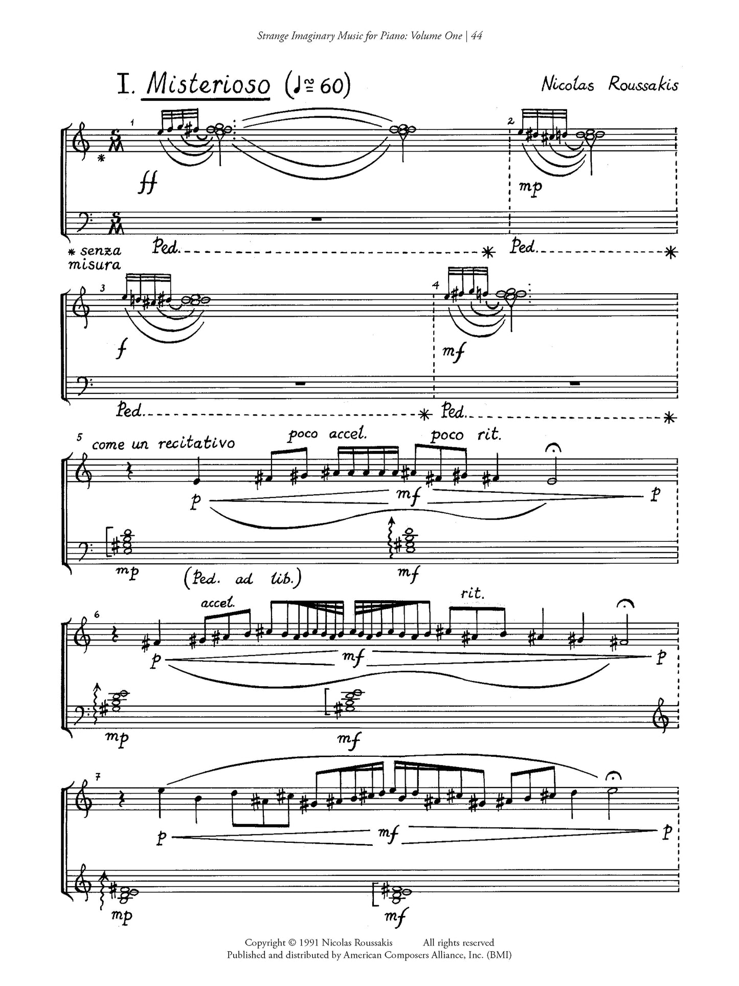 The Strange Imaginary Piano, Vol. 1