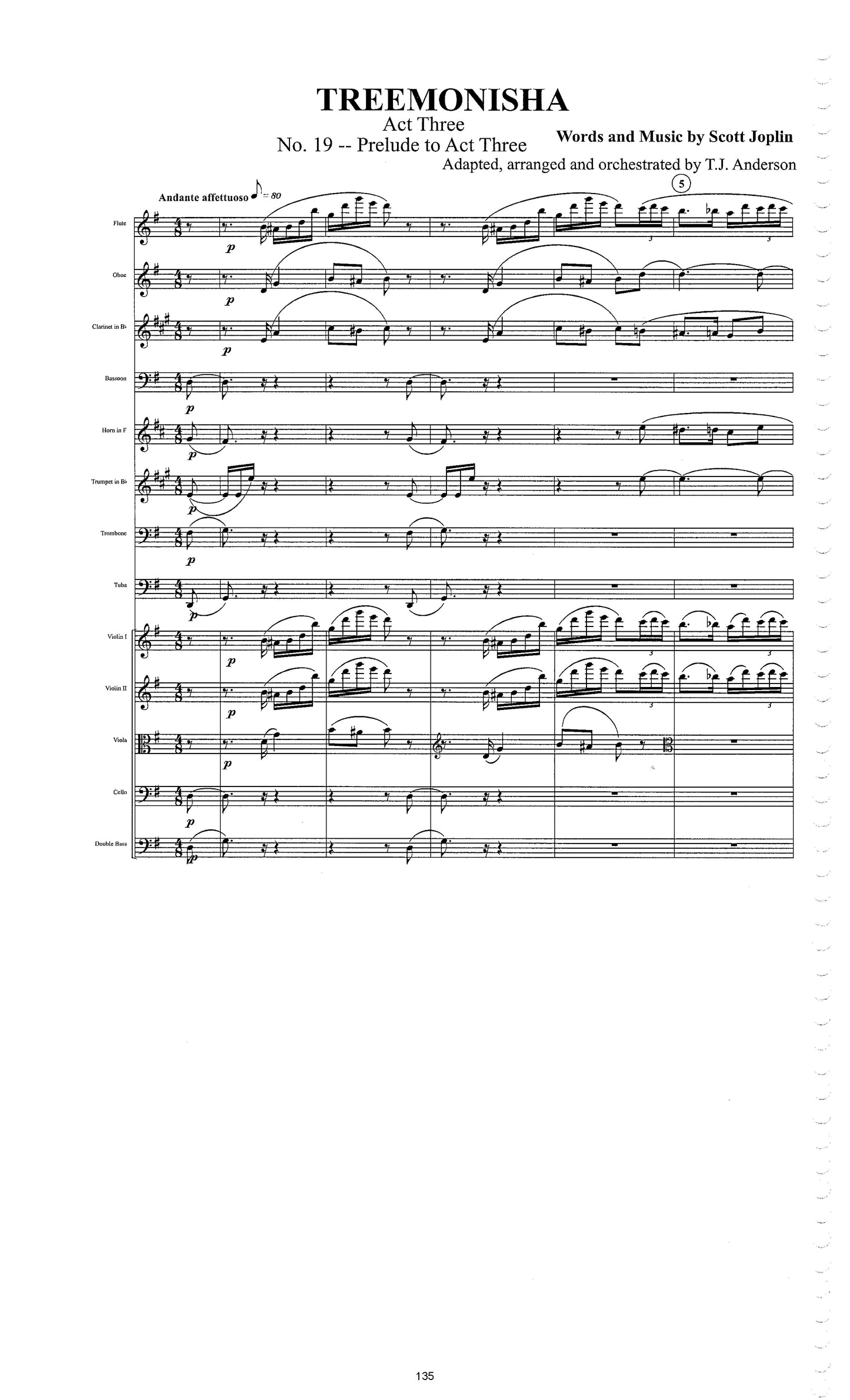 Treemonisha: Full Score