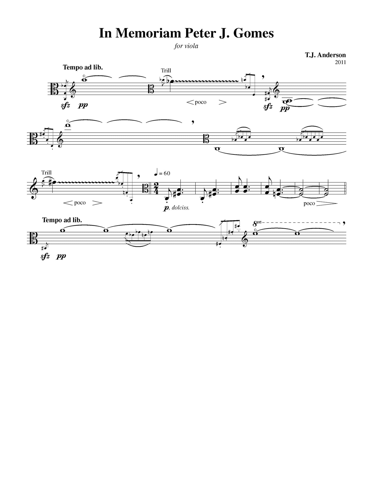 In Memoriam: Peter J. Gomes