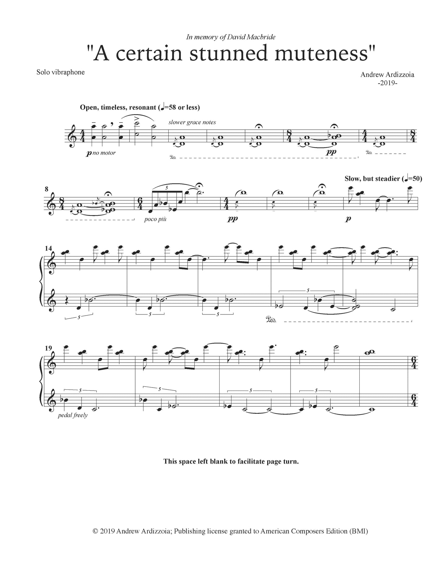 Certain Stunned Muteness