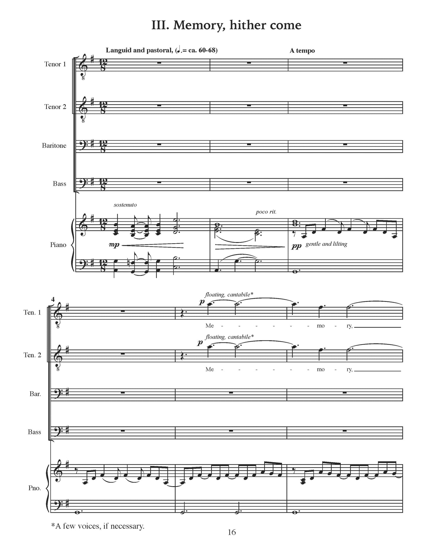 Three Blake Choruses