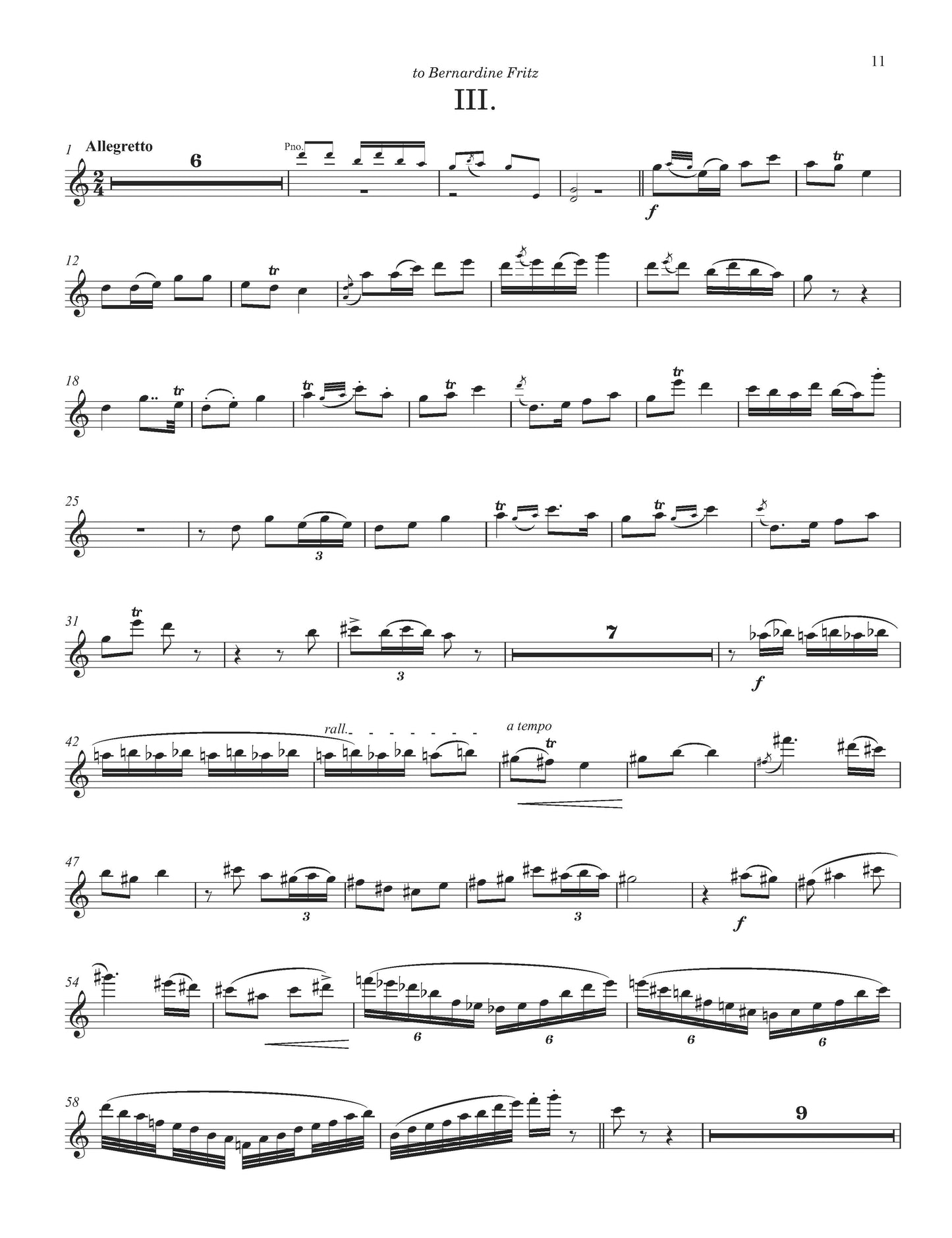 Flute Concerto - Piano Reduction