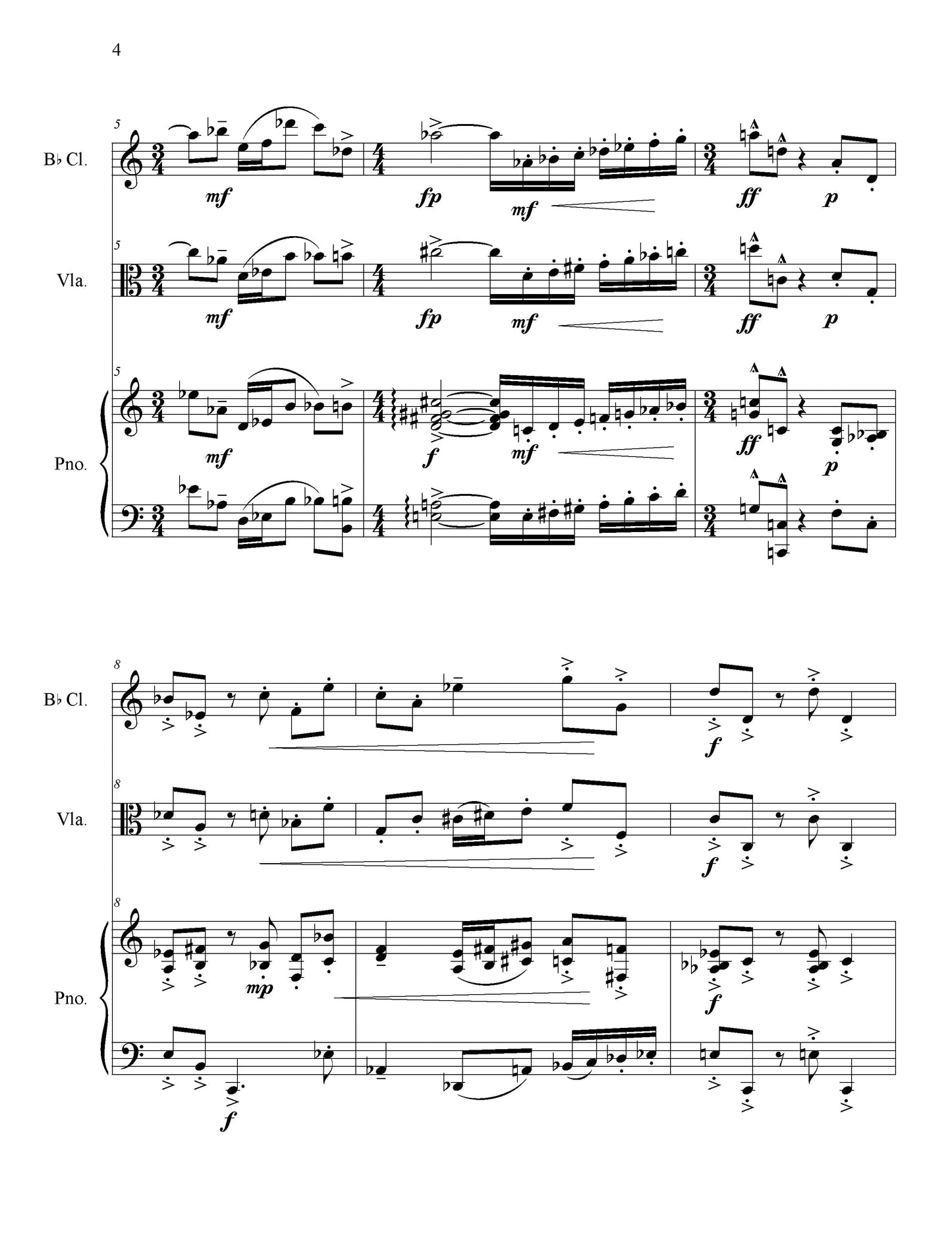 Asking a Shadow to Dance (for Trio)