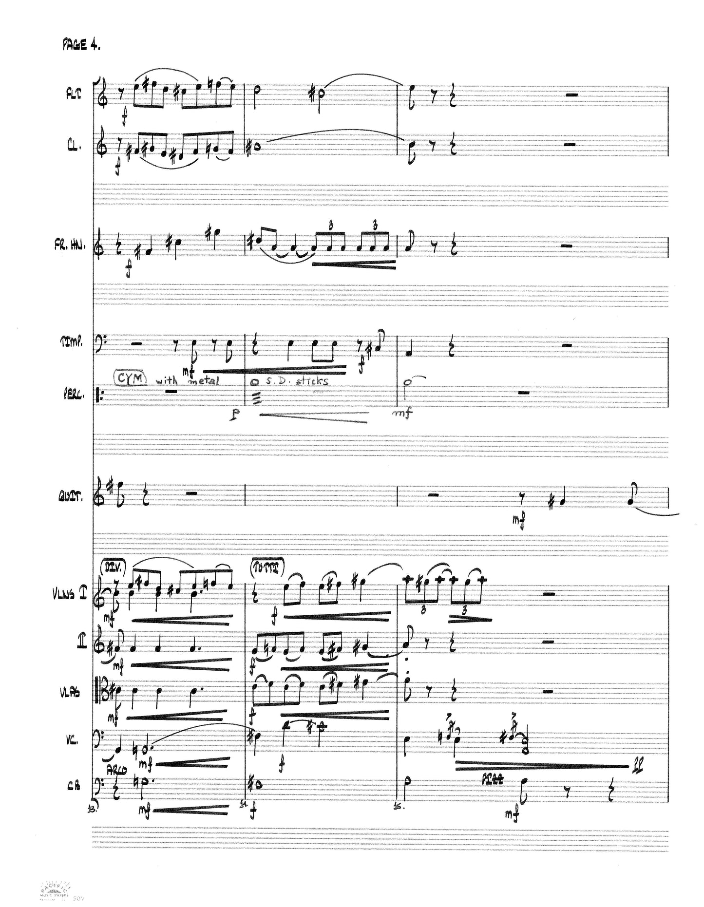 BAROQUE QUARTET CONCERTO