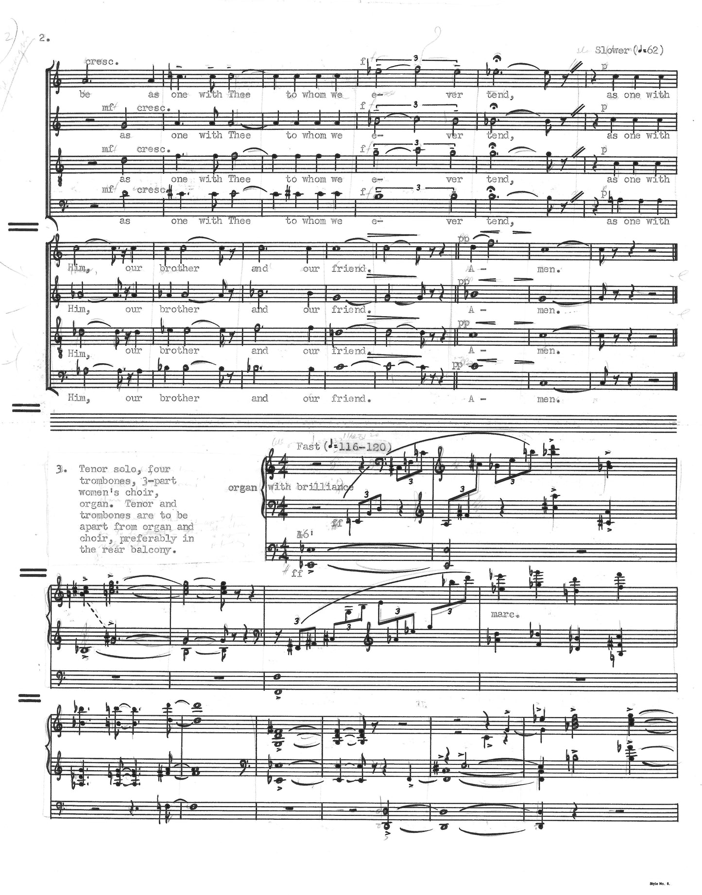 CANTATA FOR CITY, NATION,WORLD