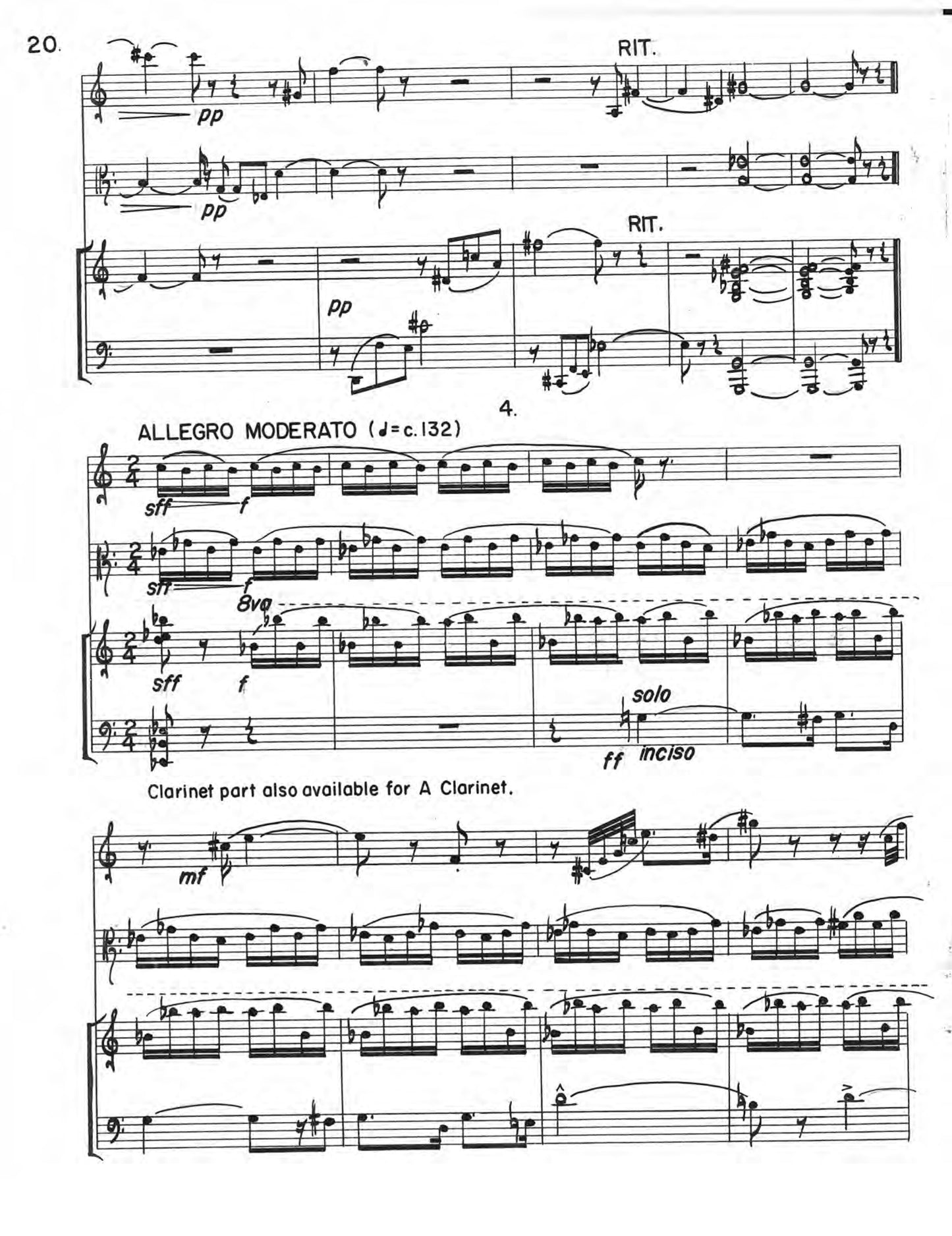 TRIO FOR CLARINET, VIOLA AND PIANO