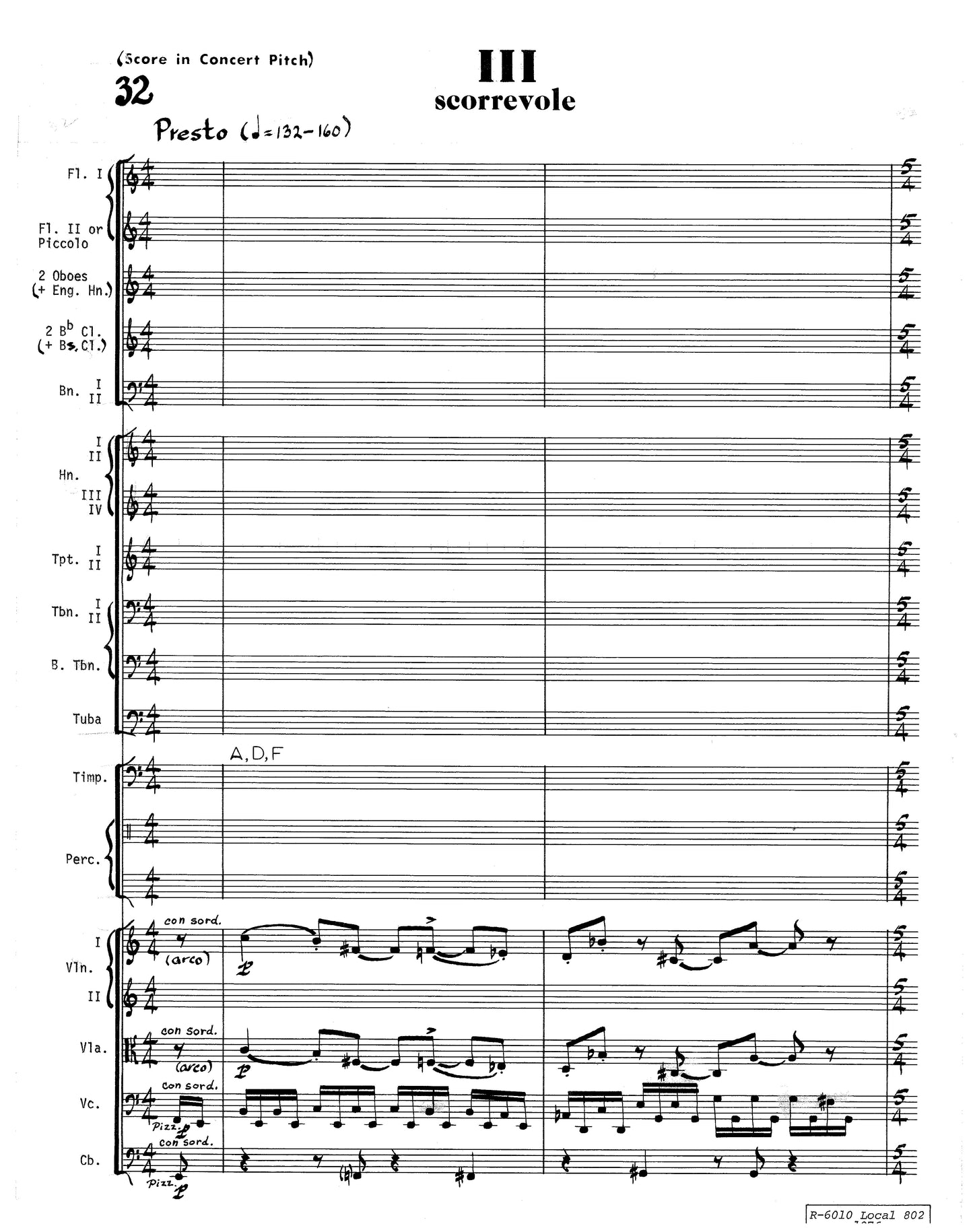 CONCERTO FOR ORCHESTRA