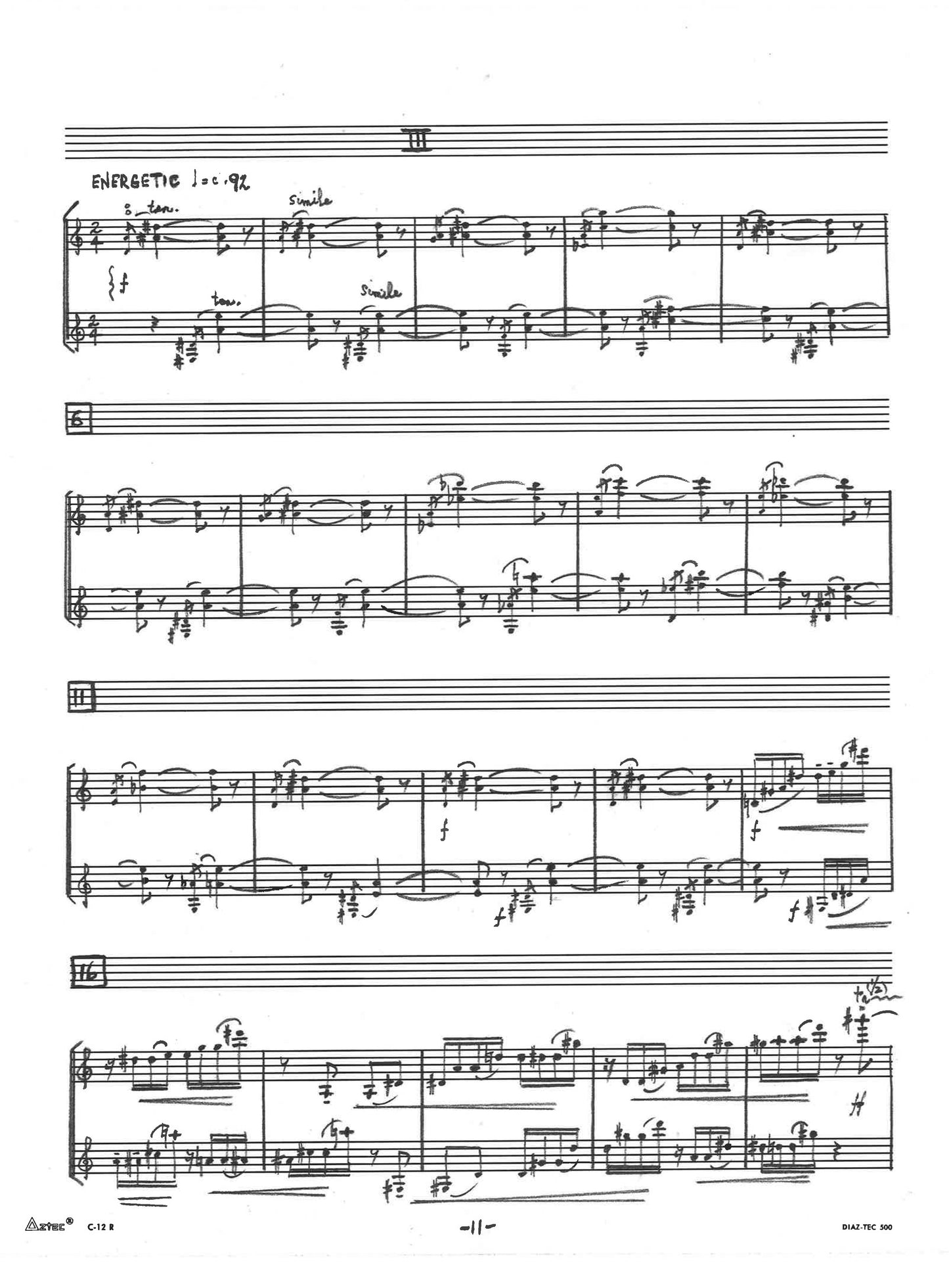 BICINIUM 7 (SUMMER MUSIC) - for two violins