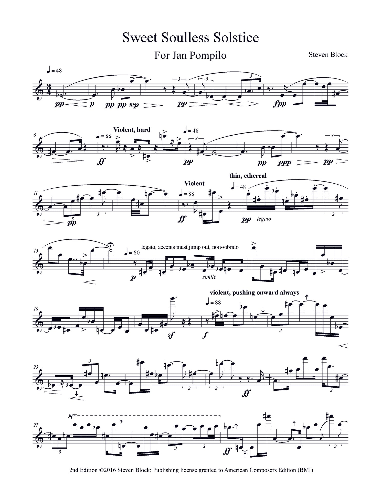 SWEET SOULLESS SOLSTICE