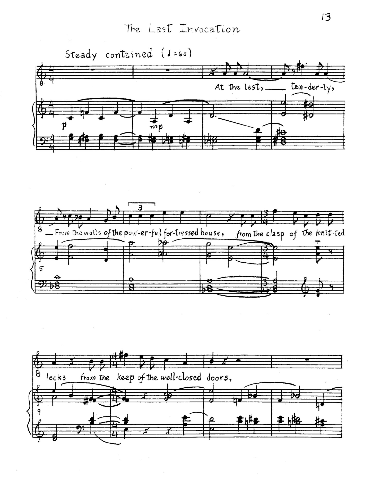 Five Whitman Songs