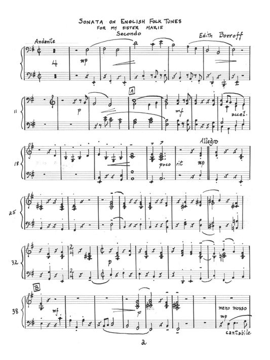 Sonata on English Folk Songs