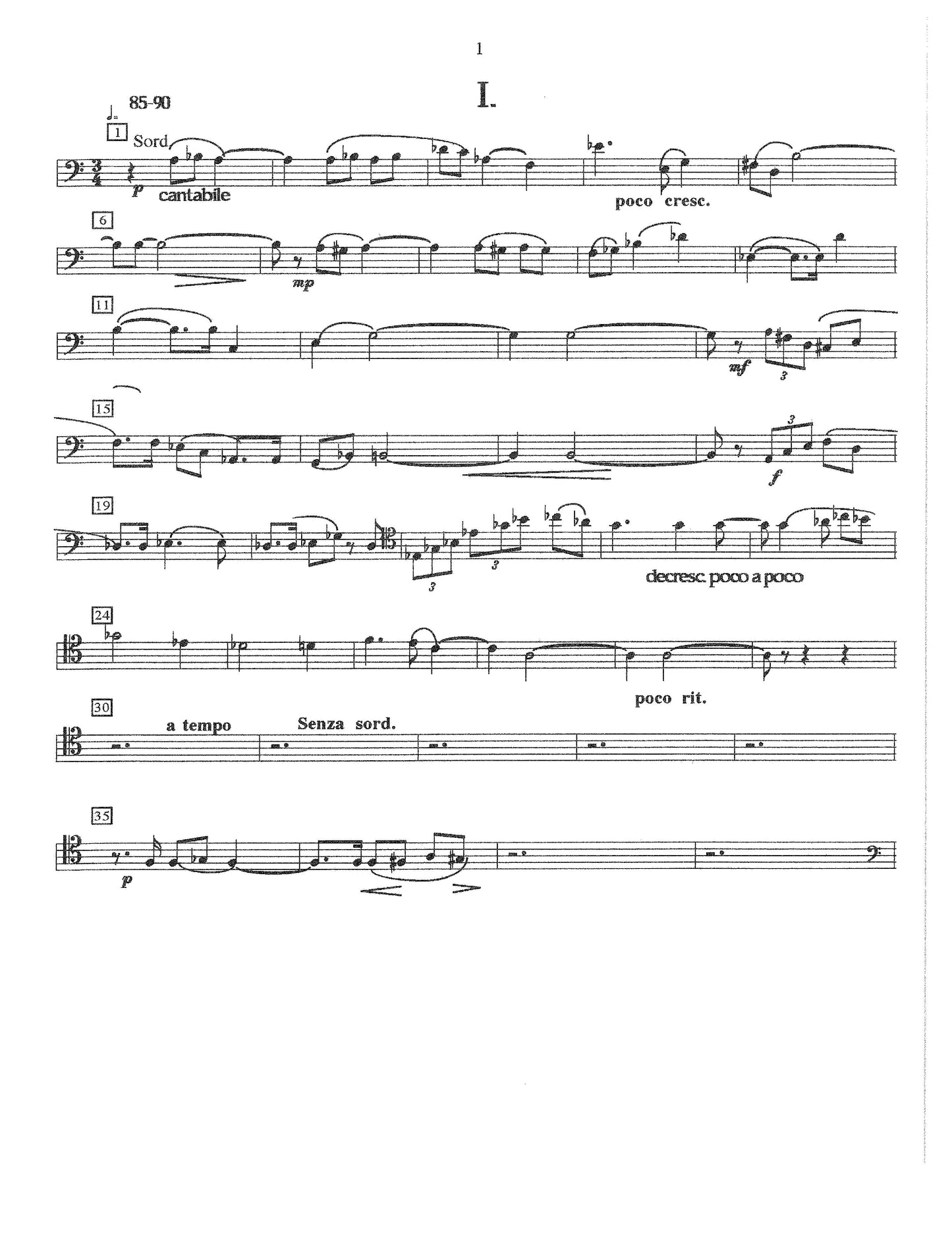 Sonata for Cello and Piano No. 1