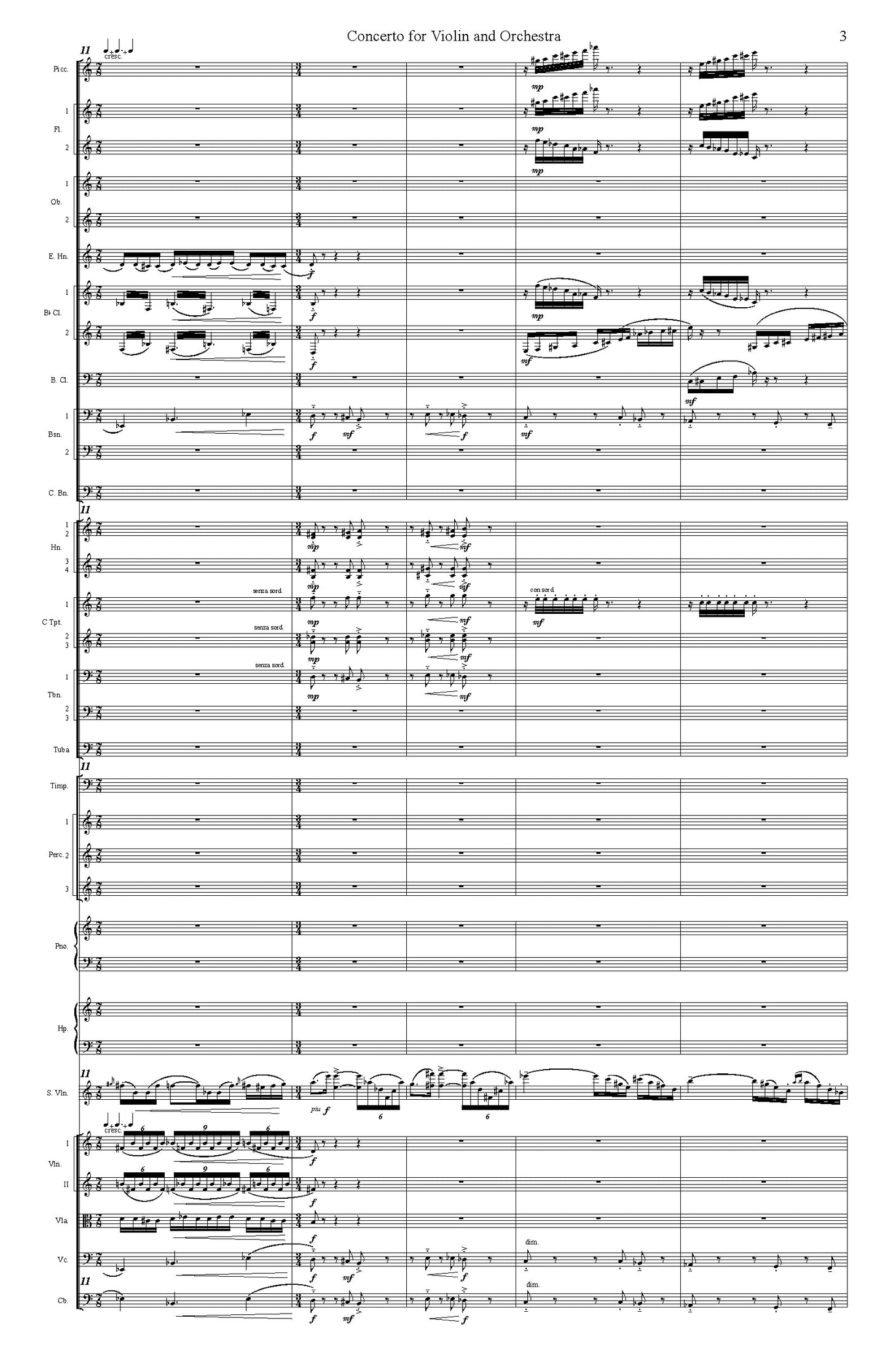 Playing and Being Played - Concerto for Violin and Orchestra