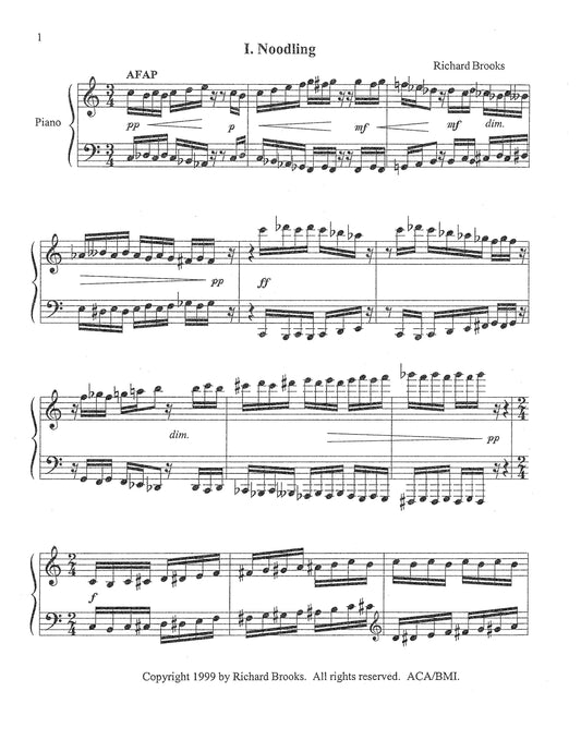 Three Silly Piano Pieces