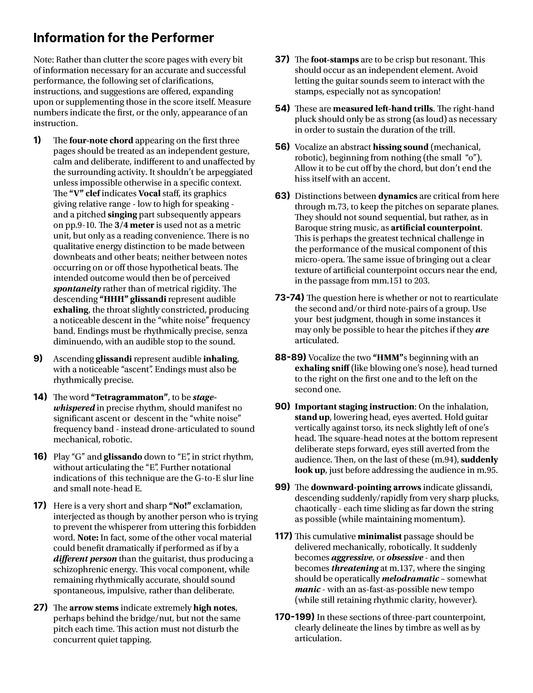 Heretic (Micro-Opera For Guitarist - 2023 Version)