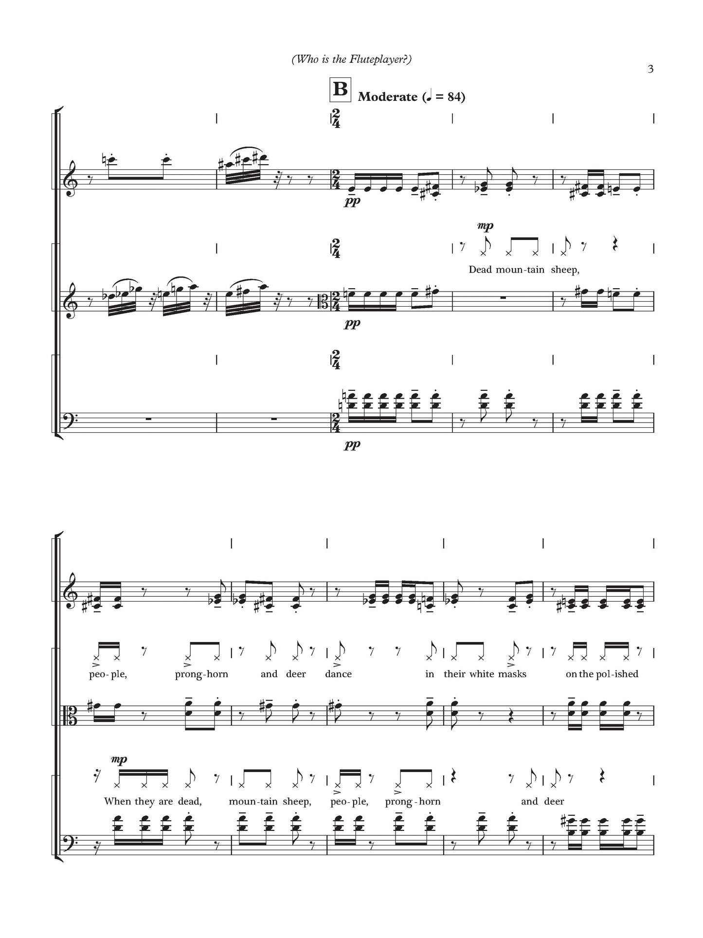 New World Suite No. 3, Part 2: Who Is The Fluteplayer?