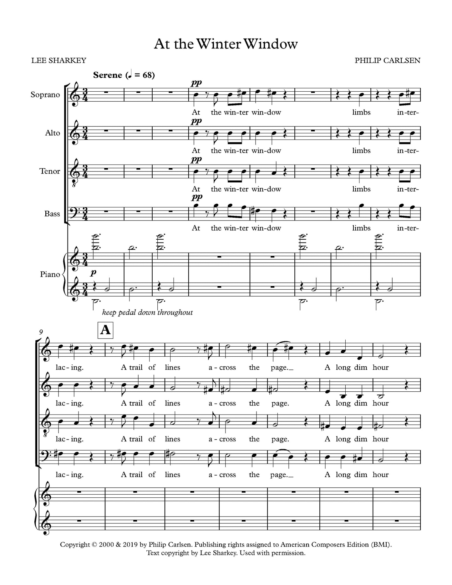 At The Winter Window