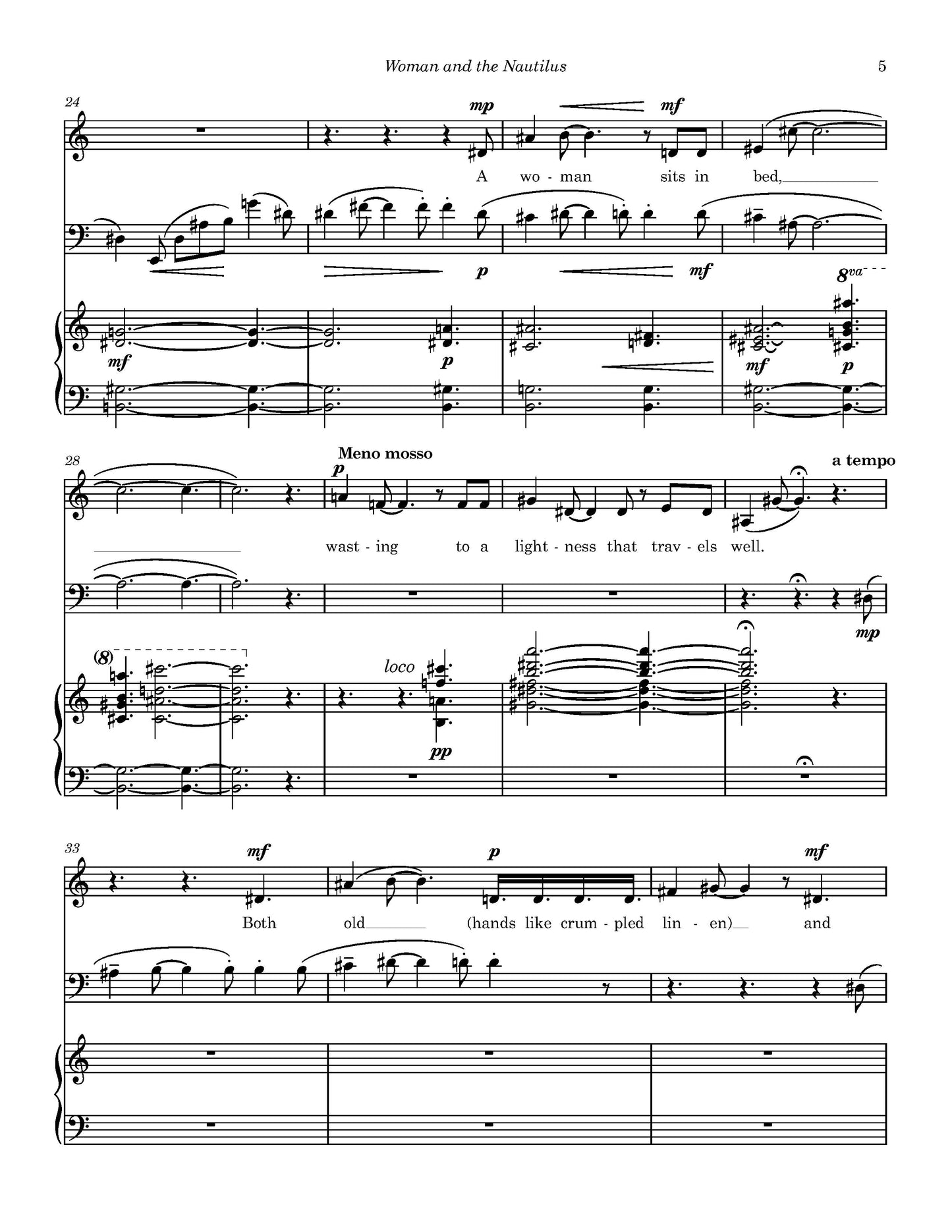 Woman And The Nautilus