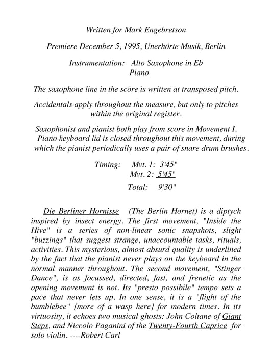 Die Berliner Hornisse