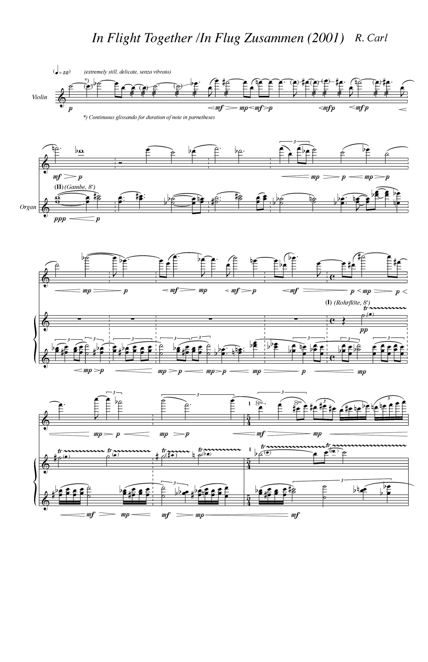 In Flight Together/In Flug Zusammen