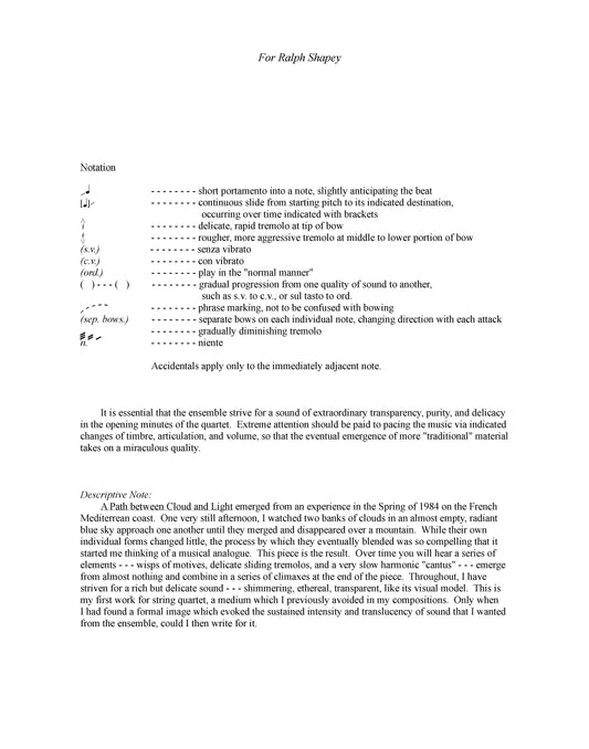 Path Between Cloud And Light