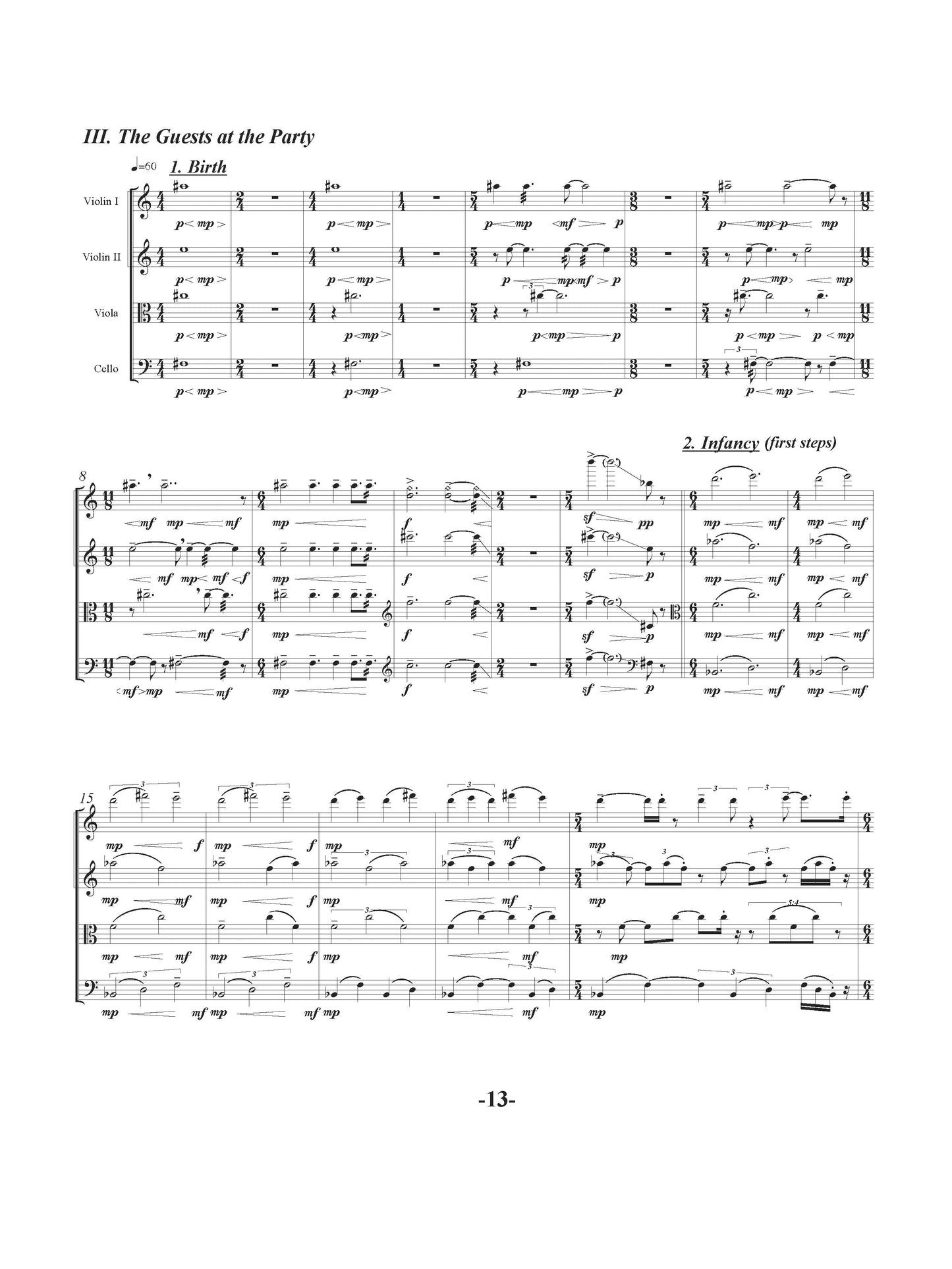 String Quartet No. 3 - "Spatial/Temporal, Abstract/Visceral, Transcendent/Humane"_x009d_
