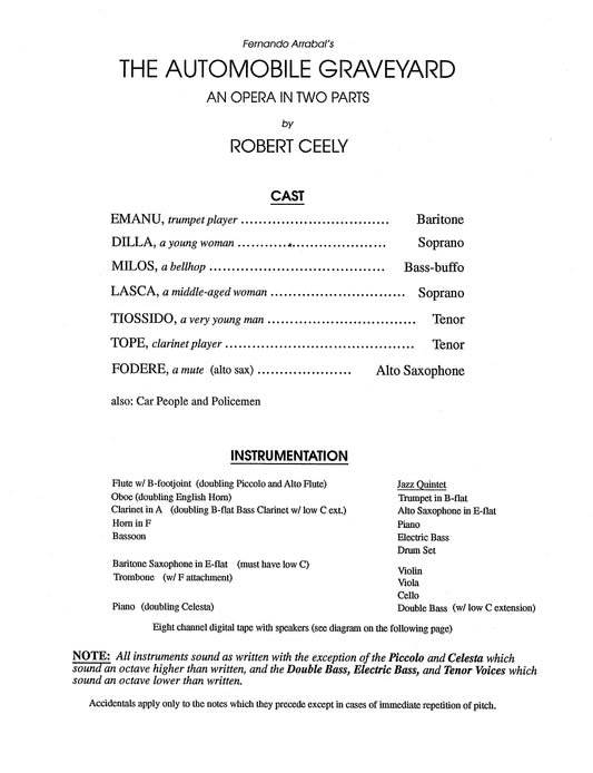 Automobile Graveyard Parts 1 and 2, with audio media