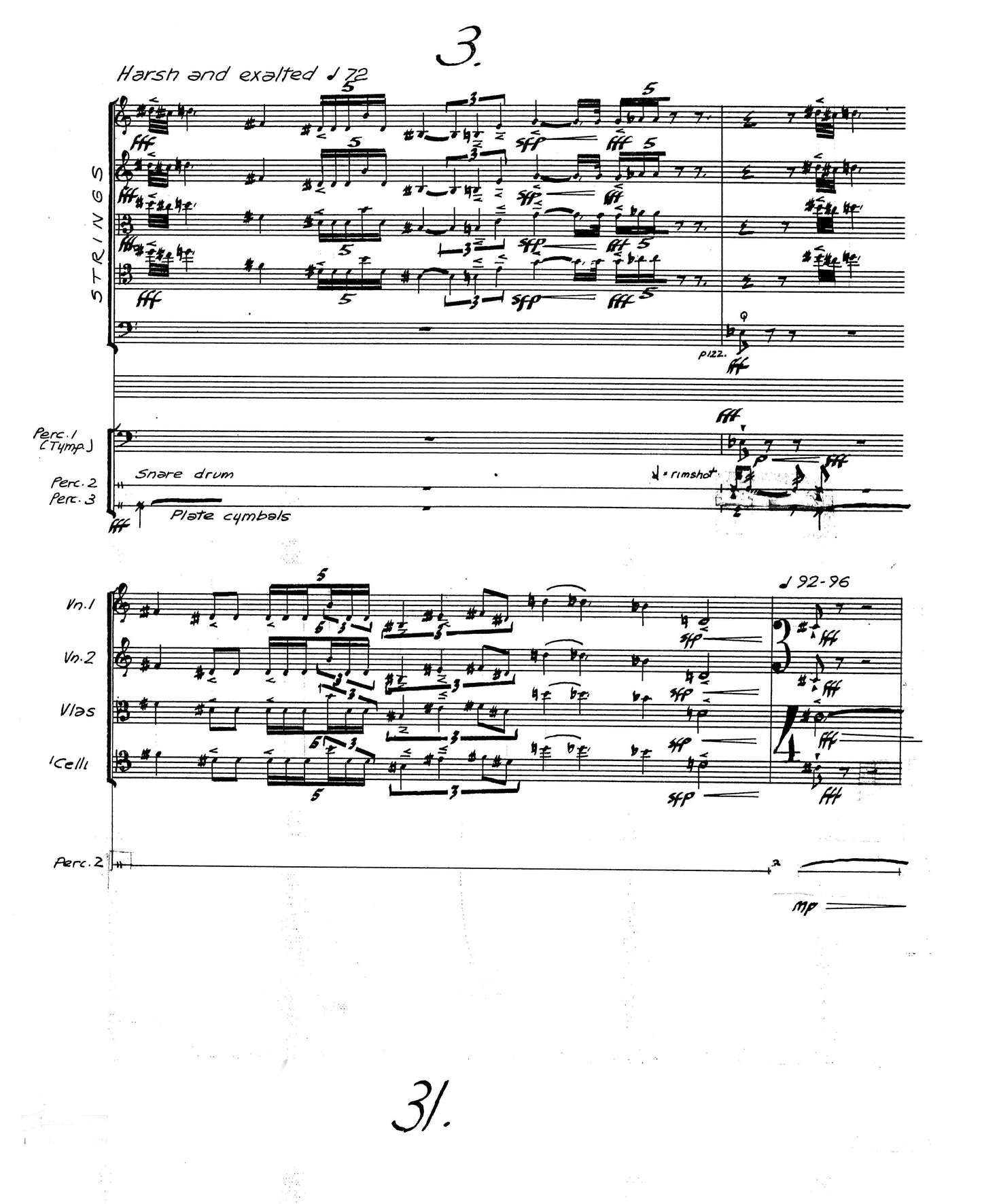 Concerto For English Horn, Strings, Harp & Percussion