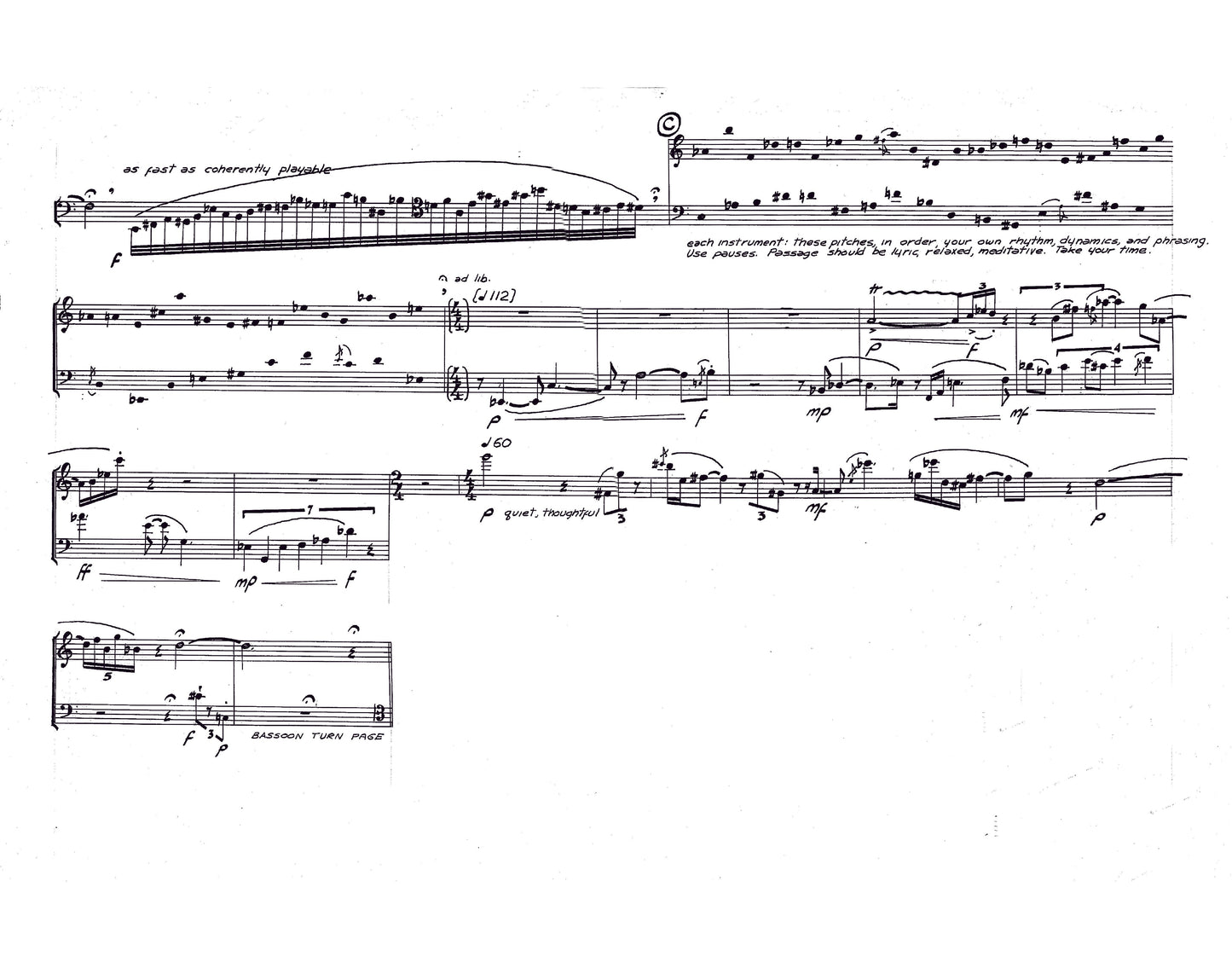 Duo For Flute And Bassoon