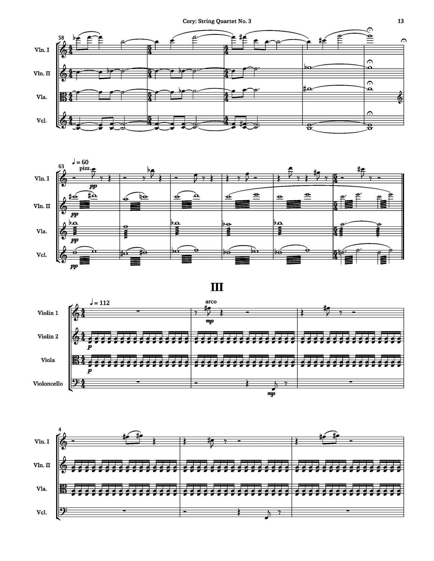 String Quartet No. 3