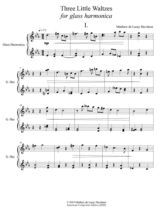 Three Little Waltzes For Glass Harmonica