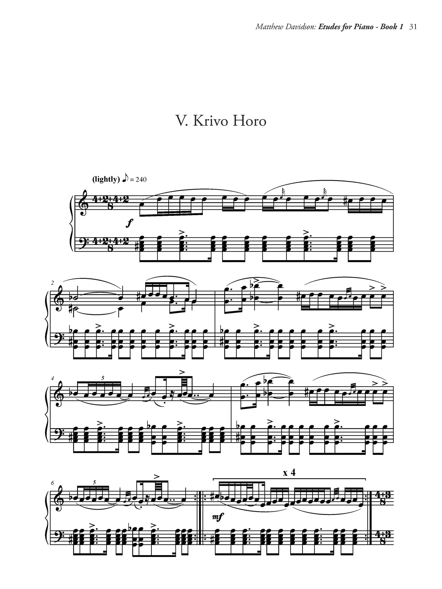 Etudes For Piano Book I: A Cultural Odyssey