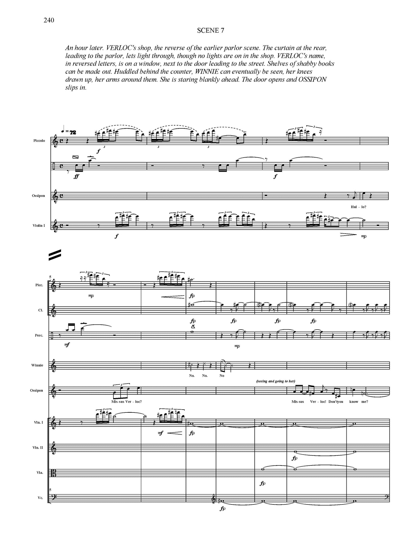 The Secret Agent - Opera In Two Acts