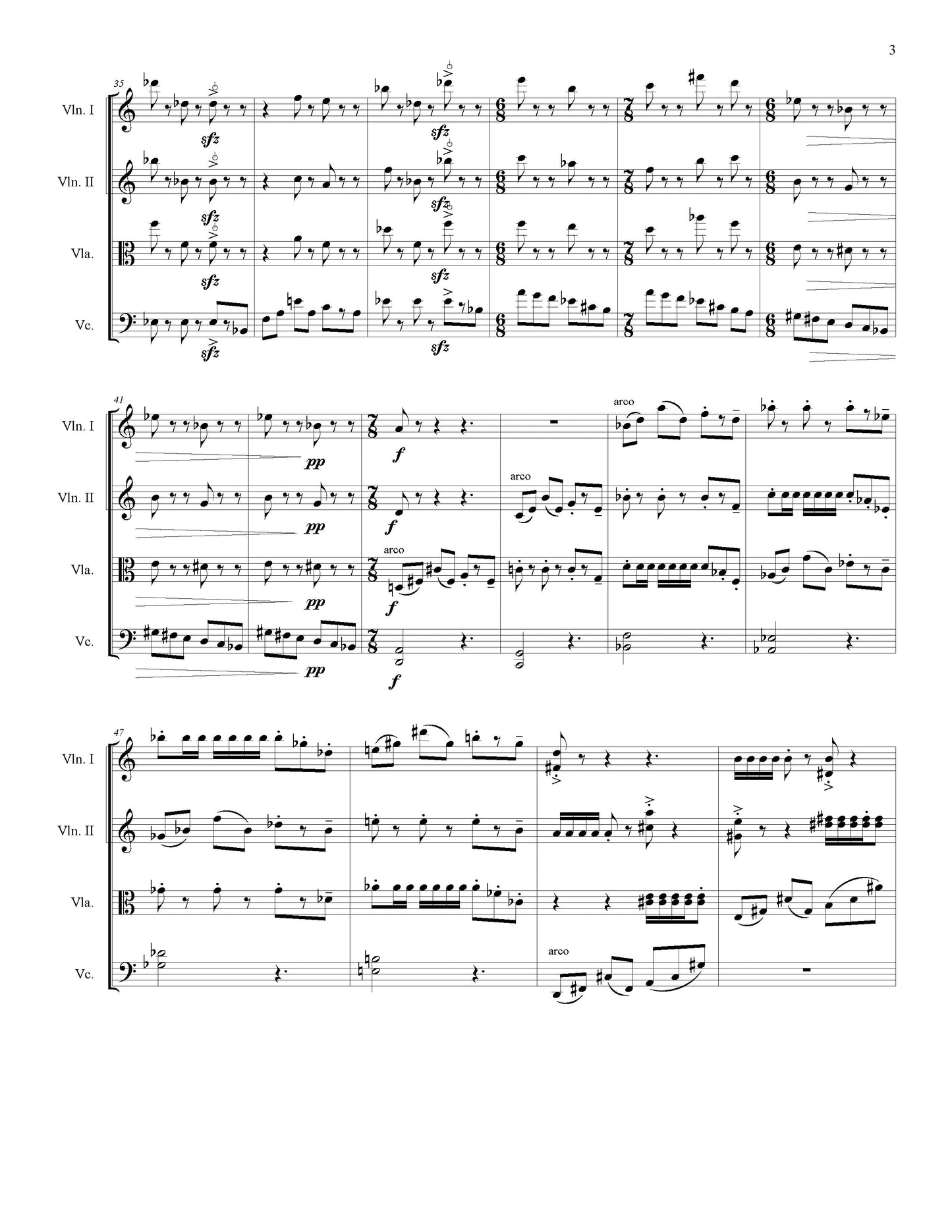 String Quartet No. 7: Consensus